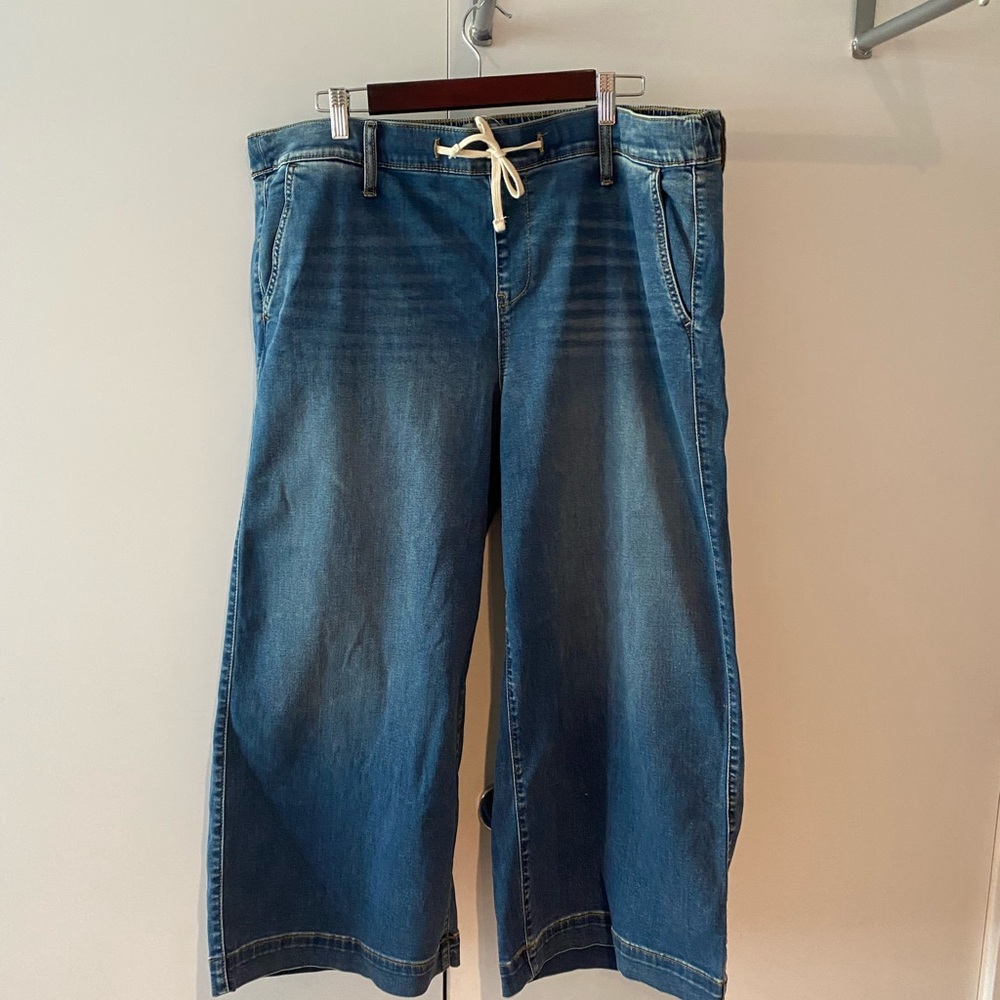 Torrid Blue Wide Leg Jeans